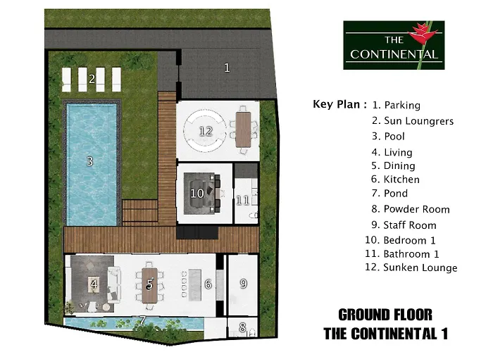 Villa The Continental Modern Luxury 4 Bedroom In